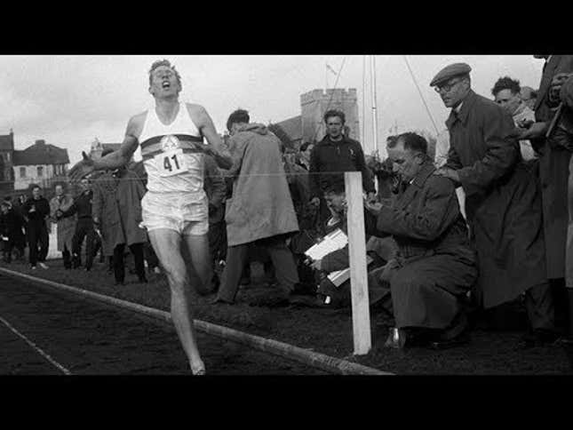 The First Four-Minute Mile, In One Pain-Wracked Photo