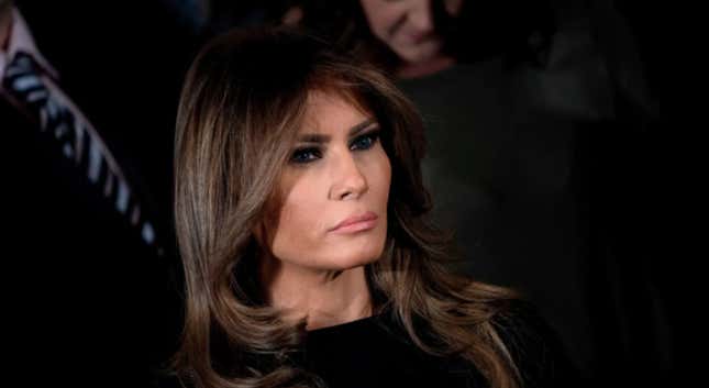 Image for article titled A Slightly Annotated Version of Melania's Covid Statement
