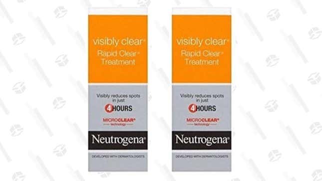 Neutrogena Visibly Clear Rapid Clear Treatment, 2-Pack | $10 | Daily Steals | Promo code KJNUTGNA