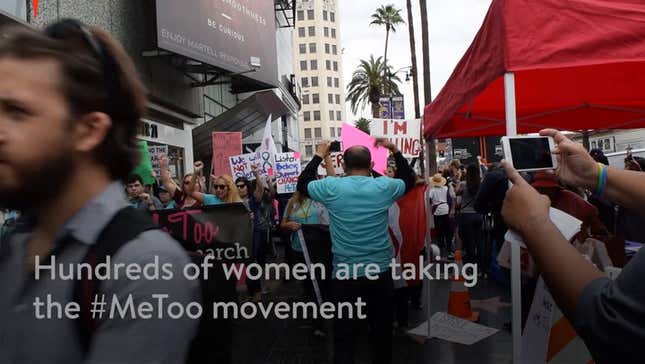 How #MeToo Is Taking the Movement Against Sexual Harassment From Social Media to the Streets<em></em>