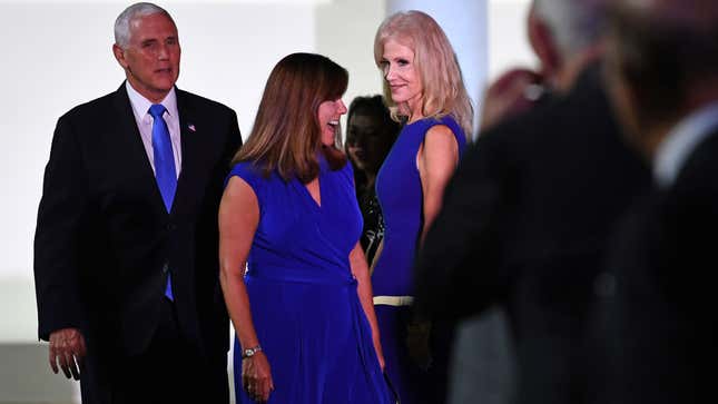 Image for article titled Introducing Mother Pence's Evangelical Glow Up