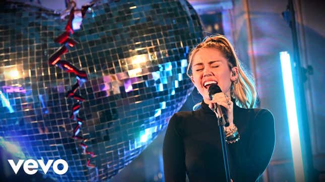 Watch Miley Cyrus Cover Ariana Grande's 'No Tears Left to Cry'