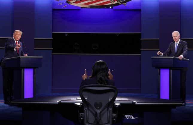 Image for article titled A Black Woman Just Won the Presidential Debate Between Two Old White Men