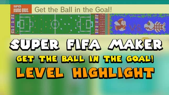 Crafty Designer Builds Soccer Game Using <i>Mario Maker</i>
