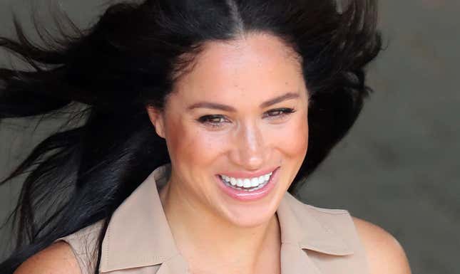 Meghan, Duchess of Sussex departs the University of Johannesburg on Oct. 1, 2019, in Johannesburg, South Africa.