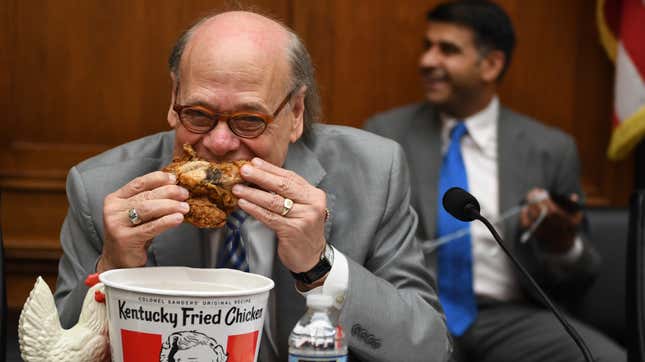 Image for article titled Bucket of KFC joined a Congressional hearing today