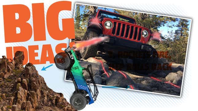 Image for article titled I Have Two Big Ideas That Will Revolutionize Rock Crawling In Your Jeep