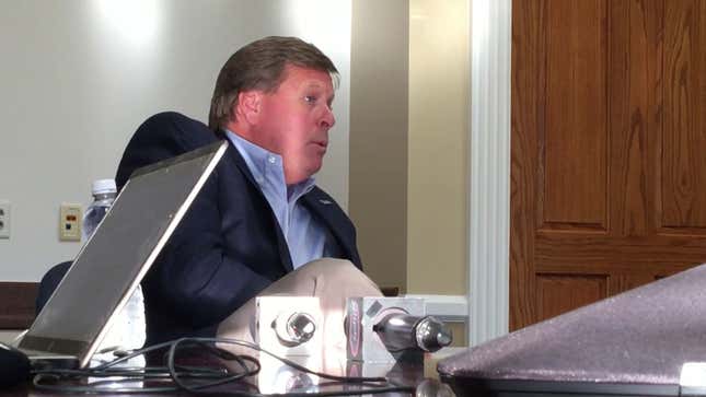 Jim McElwain Elaborates On How He's Not The Nude Man Humping A Shark