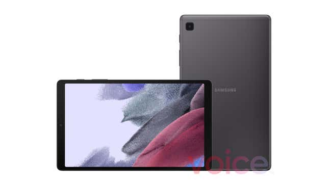 Image for article titled Rumored Samsung Tab A7 Lite Tablet Shows Up in Leaked Pics