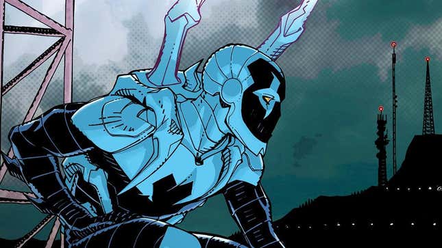 Jamie stands ready to strike in Blue Beetle #5.