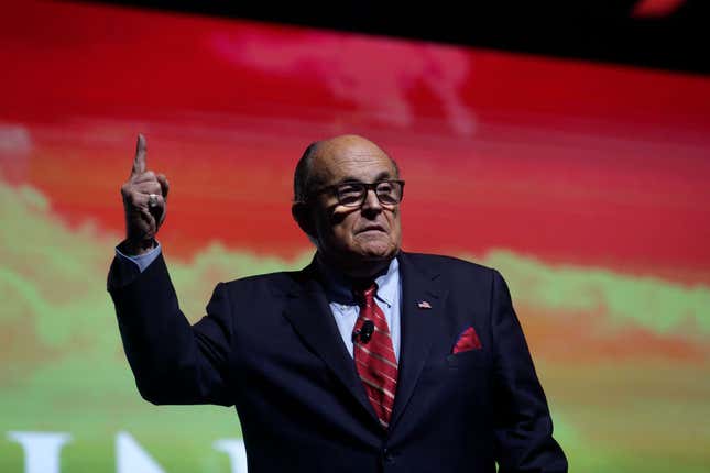 Image for article titled Rudy Guiliani: Black Lives Matter Wants to Take Your Beautiful Caucasian Homes