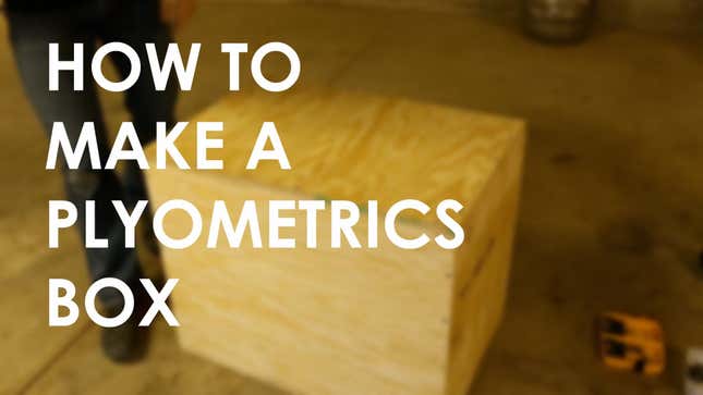 Learn How to Build Your Own Plyometrics Box for Working Out at Home