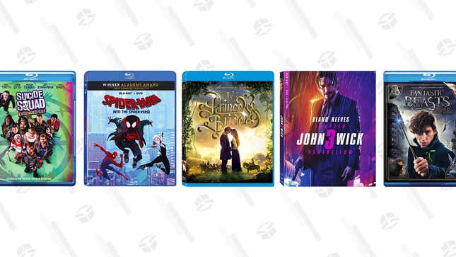 The Princess Bride | $4 | Amazon
Suicide Squad Extended Cut | $4 | Amazon
Spider-Man: Into the Spider-Verse | $6 | Amazon
John Wick: Chapter 3 — Parabellum | $8 | Amazon
Fantastic Beasts and Where to Find Them | $6 | Amazon