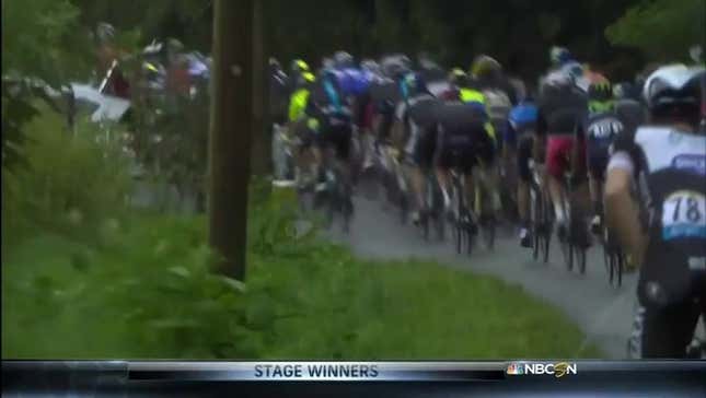 Tour De France Rider Executes Perfect On-The-Bike Pee Break