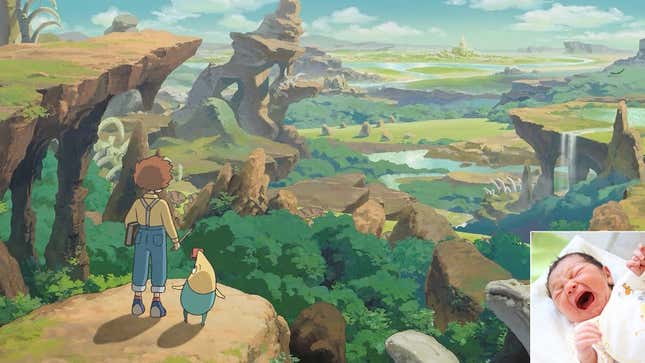 Image for article titled ‘Ni No Kuni’: Remastering Done Right, But Gameplay Is Marred By My Newborn Son’s Constant Screaming