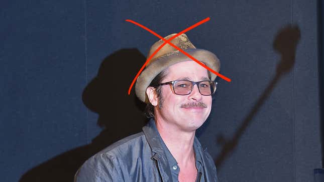Image for article titled And Now, 10 Years of Brad Pitt’s Newsboy Cap