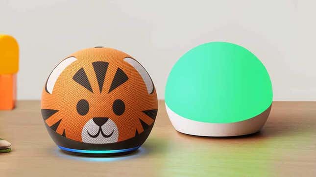 Echo Dot Kids Edition (Tiger) + Echo Glow | $55 | Amazon
Echo Dot Kids Edition (Panda) + Echo Glow | $55 | Amazon