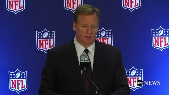 Roger Goodell Says NFL Didn't Ask Players To Commit To Standing For The Anthem