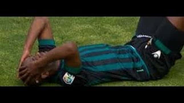 Soccer Player Has Worst Game Ever, Breaks Down Crying, Subs Himself Out