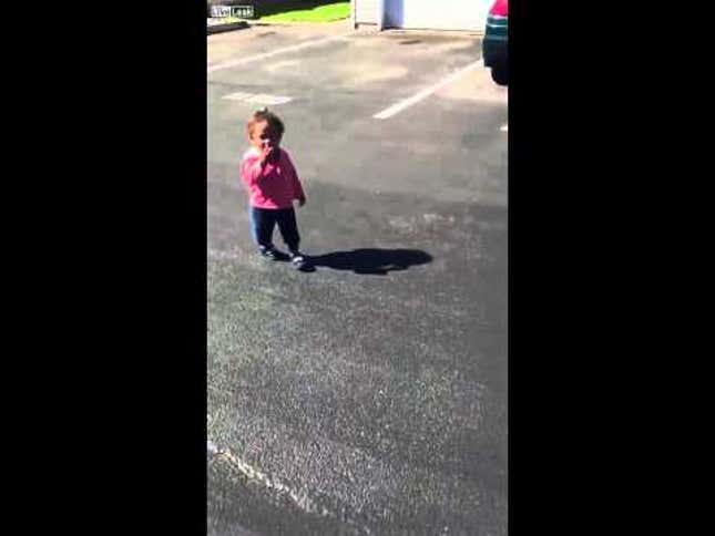 Saturday Night Social: We Are All This Baby Scared Of Her Own Shadow