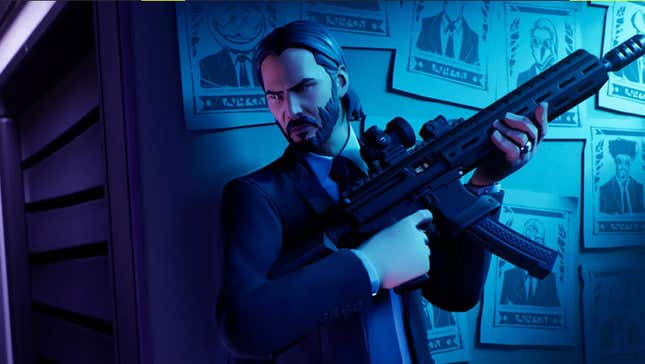 Image for article titled Fortnite&#39;s New John Wick Mode Is Basically Just Fortnite With Nice Suits