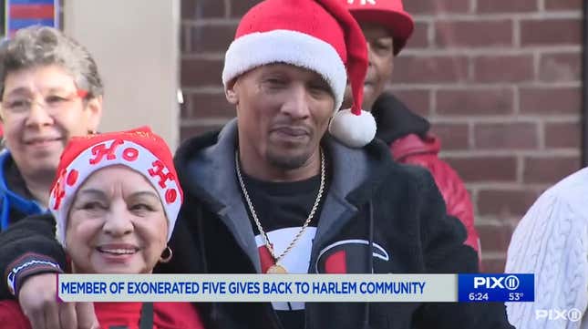 Image for article titled Korey Wise of The Exonerated Five Hosts Christmas Toy Giveaway in His Old Harlem Neighborhood: ‘There’s Nothing Better’