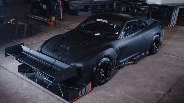 Image for article titled Race Team Debuts Nissan GT-R Hillclimb Car With 1,600 HP, Wings Bigger Than the World Has Ever Known