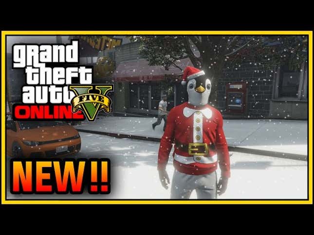 <i>GTA Online</i> Has Snowballs Now, Because Christmas