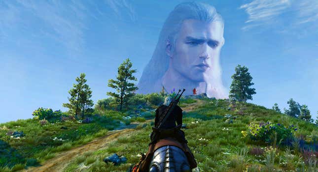 Image for article titled Henry Cavill Is Now Geralt In The Witcher 3, Too