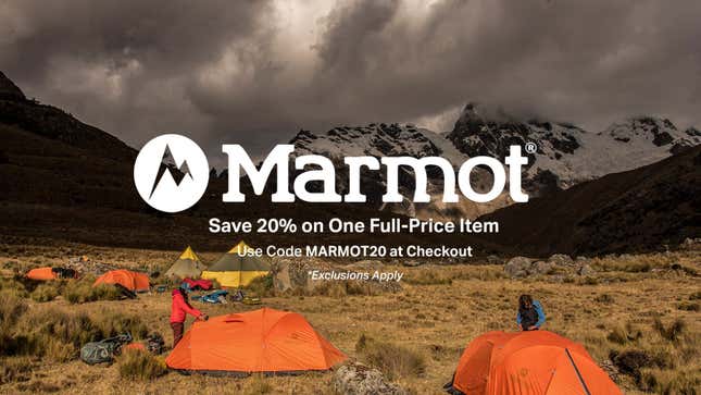 Save 20% on One Full-Priced Marmot Item | Backcountry | Promo code MARMOT20