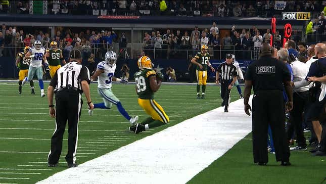 Aaron Rodgers Was Playing Backyard Ball