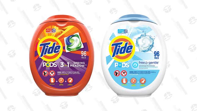 Save $10 on Tide Pods With Purchase of Two (Spring Meadow, Free &amp; Gentle) | $21 Each | Amazon
Save $10 on Gain Flings With Purchase of Two (Original Scent, Blissful Breeze) | $21 Each | Amazon