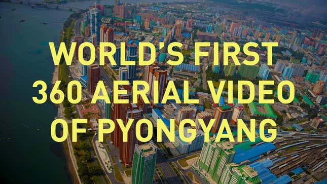 Watch Some Amazing Footage Shot From An Ultralight Plane Over Pyongyang