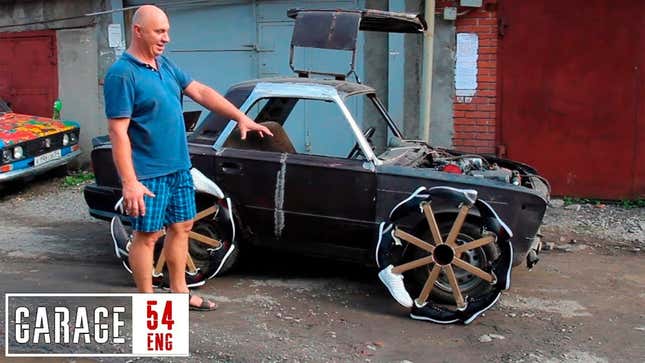This Shortened Car Wearing Shoes Is My New Multiple-Legged Best Friend