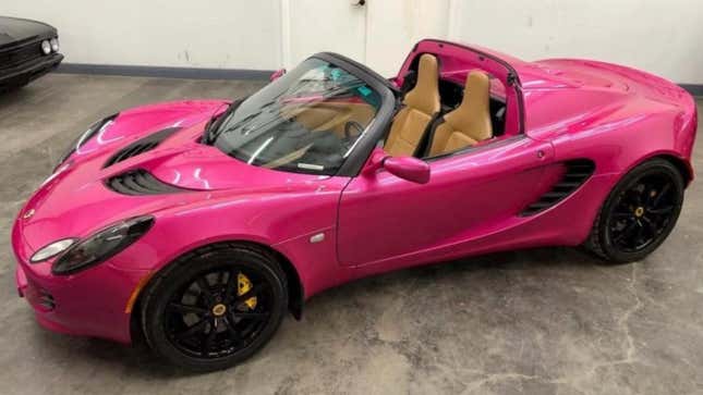 Image for article titled May I Please Direct Your Attention Toward This Pink Lotus Elise For Sale