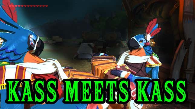 Player Shoves <i>Zelda: Breath Of The Wild</i> NPC All Over The Map