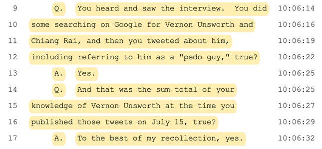 Image for article titled Elon Musk Wants You To Know The 'Pedo Guy' Thing Has Been Very Hard On Elon Musk