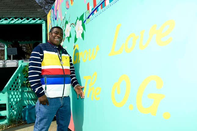 Tracy Morgan at the Garden Party for Good at the Hattie Carthan Community Garden in Brooklyn, N.Y., March 28, 2019.