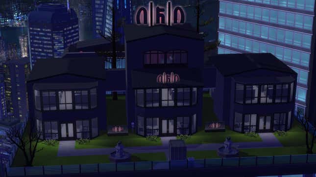 Image for article titled Elaborate Sims 4 Mod Turns San Francisco Into (More Of) A Cyberpunk Dystopia