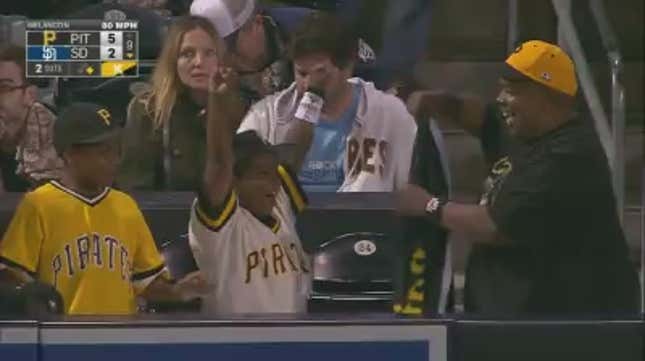 Young Pirates Fans Geek Out After Fist Bump From Andrew McCutchen