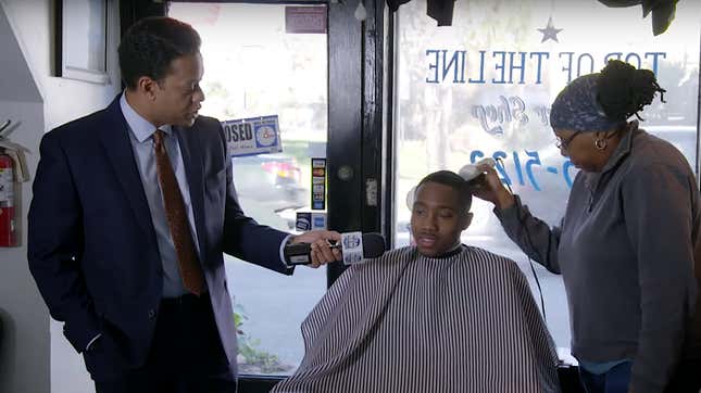 <i>The Late Show</i> channels <i>The Colbert Report</i> in looking for black Trump voters in South Carolina