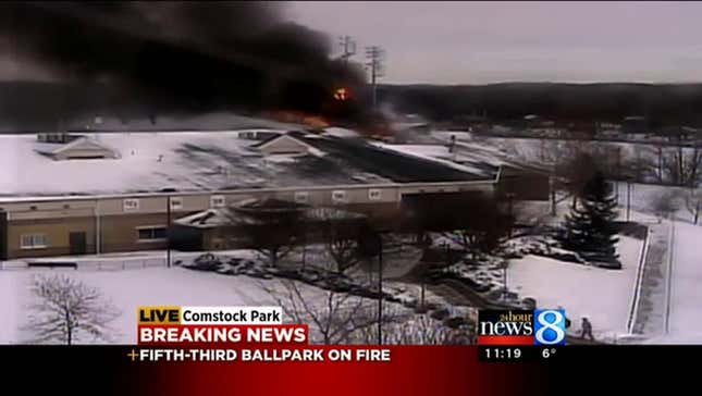Fifth Third Ballpark Is On Fire