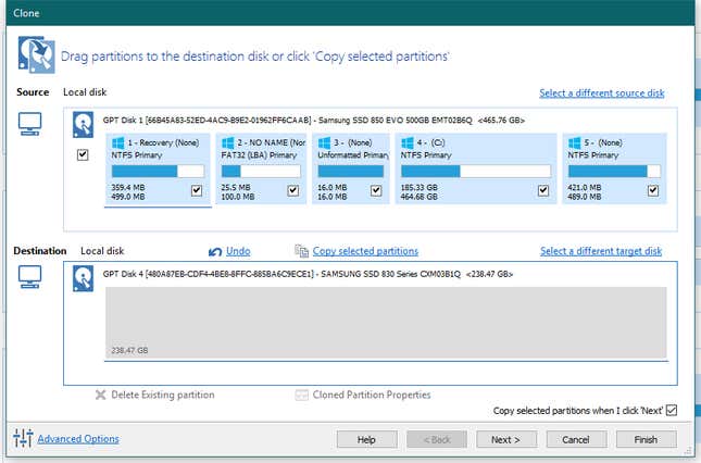 Image for article titled How to Migrate to a Solid-State Drive Without Reinstalling Windows