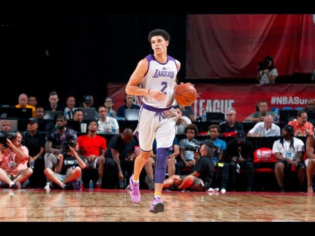 Lonzo Puts The Ball Where It Needs To Go