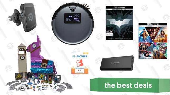 Image for article titled Friday&#39;s Best Deals: Warner Bros. 4K Film Collections, Fanatics, Gift Cards, Car Mounts, and More