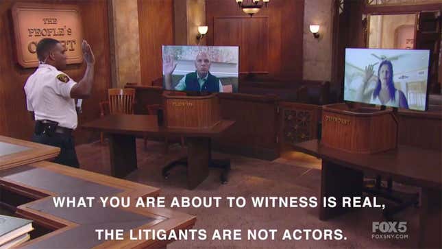 Image for article titled The People's Court Is Now Working From Home, Too