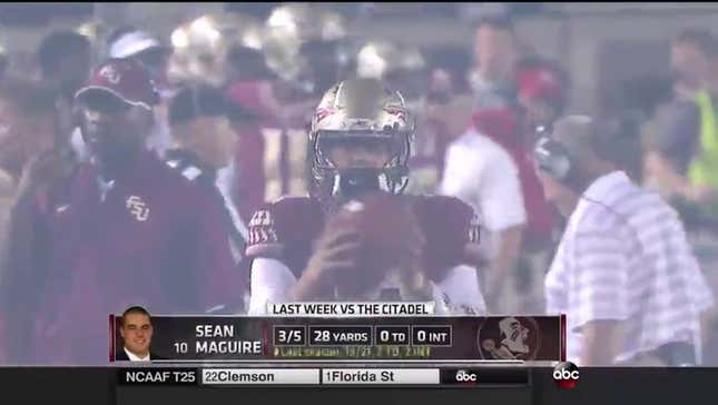 ESPN Showed Jameis Winston Onscreen 48 Times During FSU-Clemson
