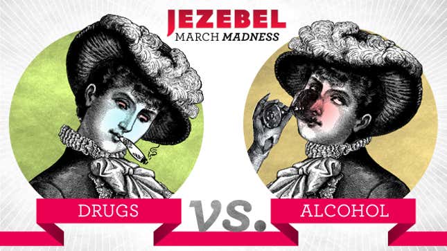 Image for article titled March Madness 2014: Drugs vs. Alcohol