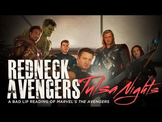 Bad Lip Reading Assembles The Redneck <i>Avengers</i>