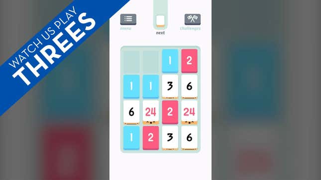 <em>Threes</em> Is The Addictive iPhone Game You Deserve